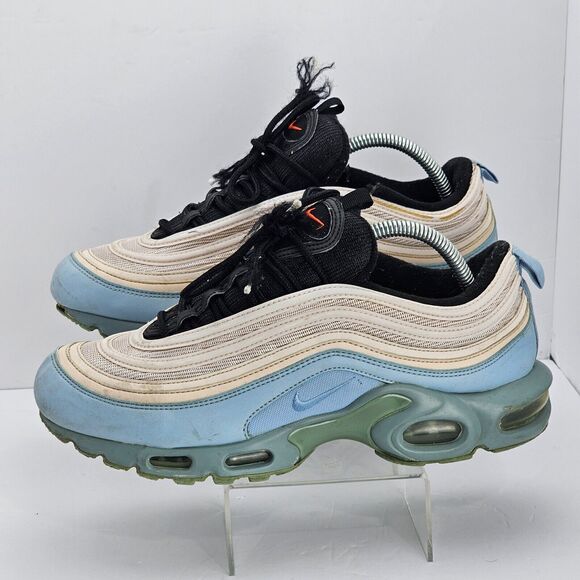 Nike Air Max Plus 97 Tuned 1 Layer Cake Women 8.5 Green Athletic Running Shoes - Picture 1 of 15